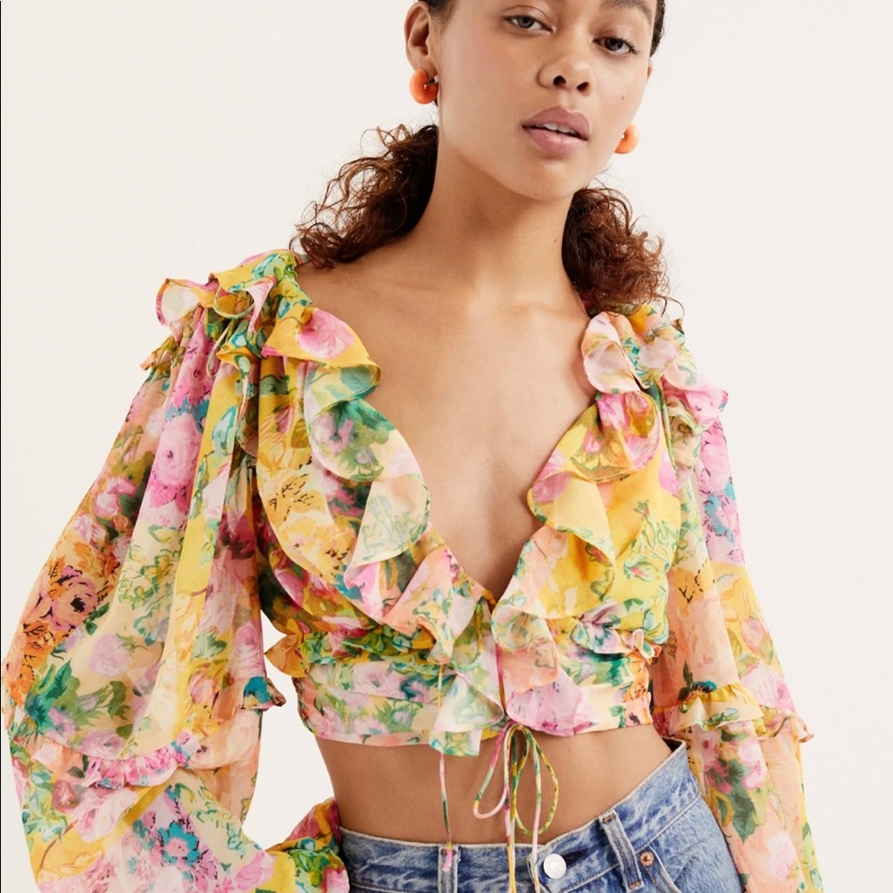 for love & lemons nina top